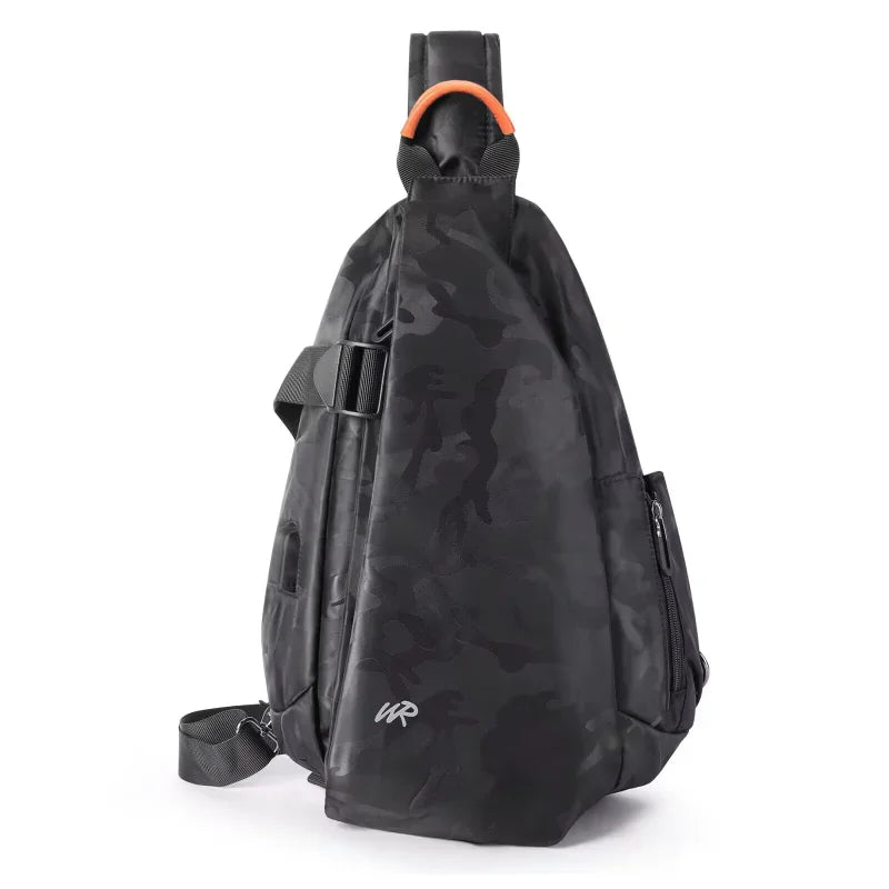 Anti-theft Crossbody Chest Bag for Men and Women Small Single Shoulder Double Shoulder Bag Hiking Cycling Travel Chest Hanging B