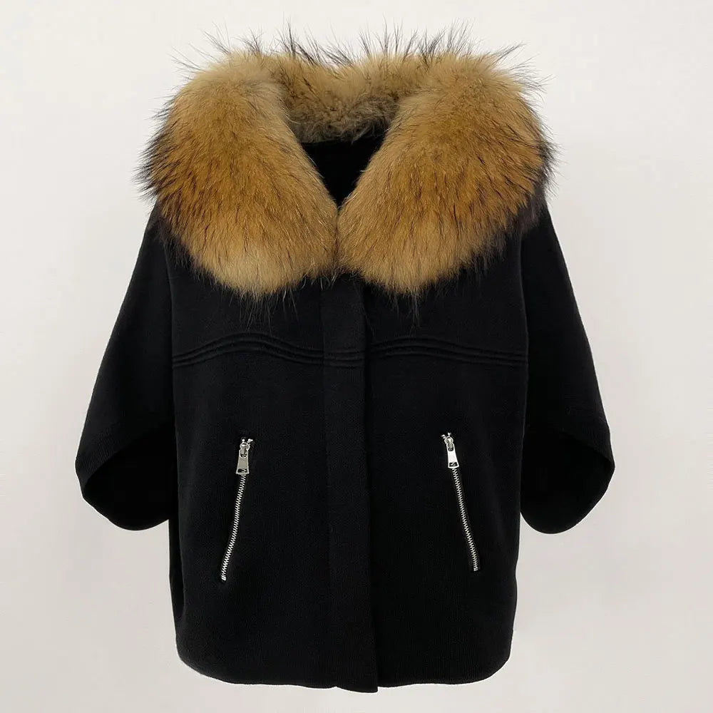 Knitwear Woman Clothes for Women Autumn European Fashion Knitted Sweater Real Fur Coat Natural Fox Fur Jacket Spring Cardigan